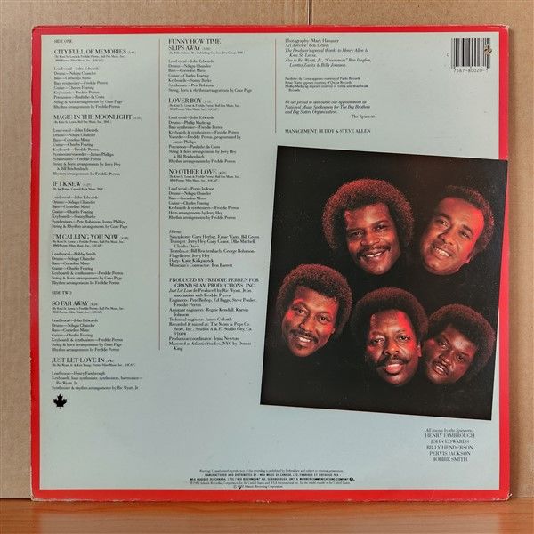 THE SPINNERS - GRAND SLAM (1982) - LP 2.EL PLAK