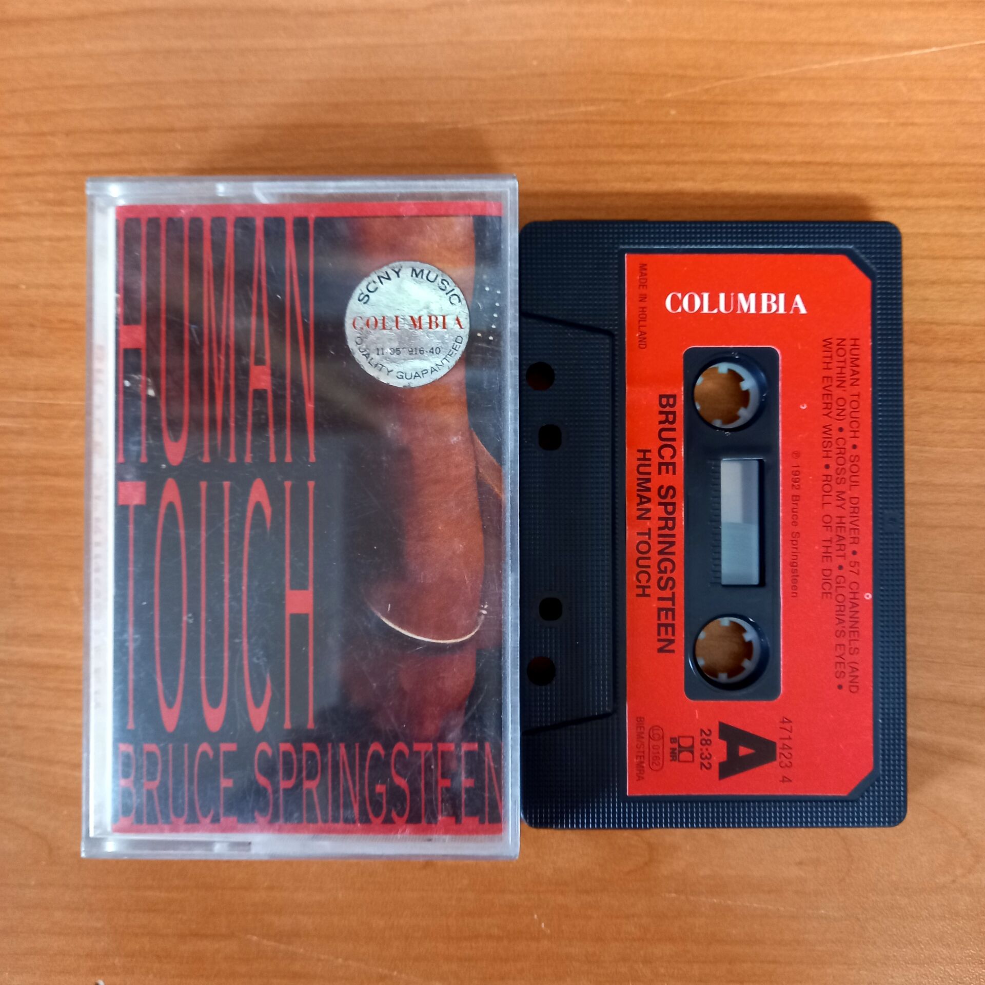 BRUCE SPRINGSTEEN - HUMAN TOUCH (1992) - KASET MADE IN HOLLAND 2.EL