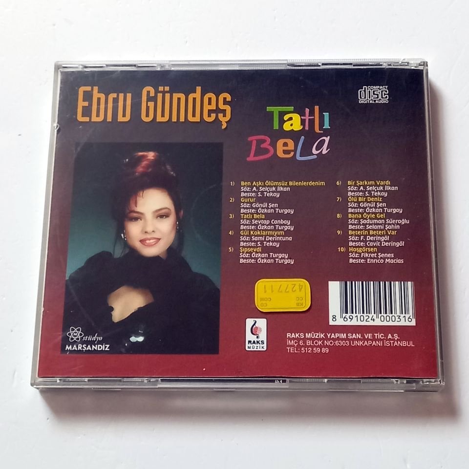 EBRU GÜNDEŞ - TATLI BELA - CD RAKS MÜZİK 2.EL