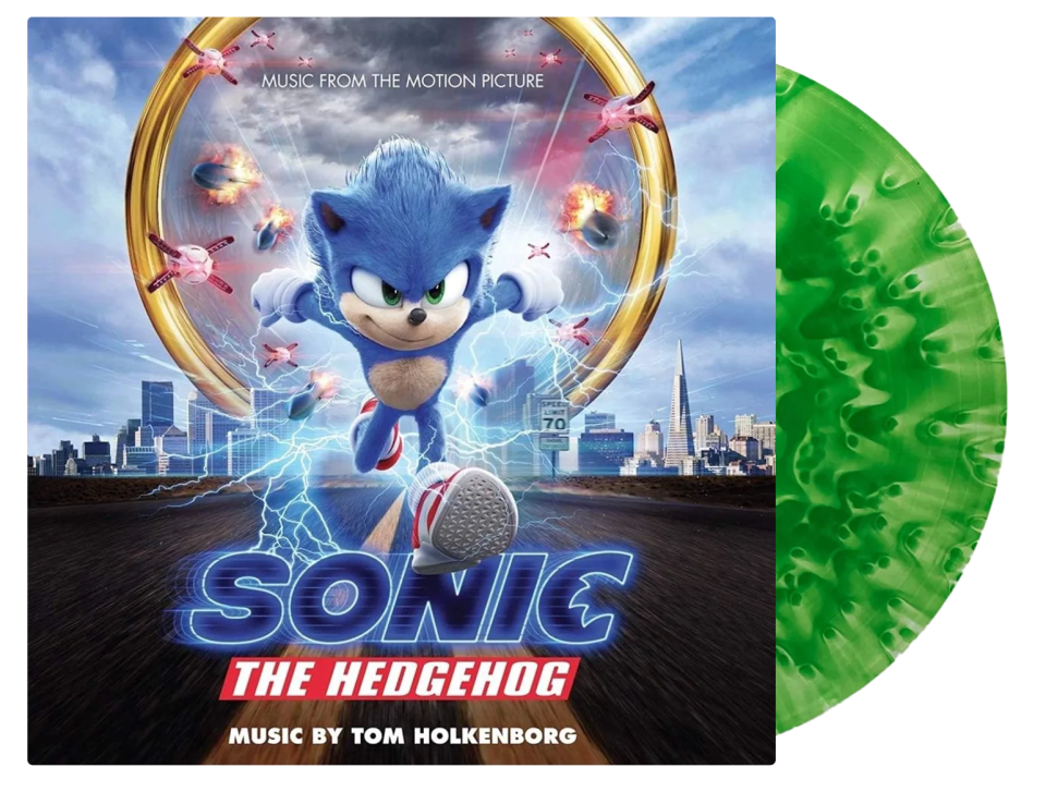 SONIC THE HEDGEHOG - SOUNDTRACK / TOM HOLKENBORG (JUNKIE XL) (2020) - LP 2024 GREEN COLOURED SIFIR PLAK
