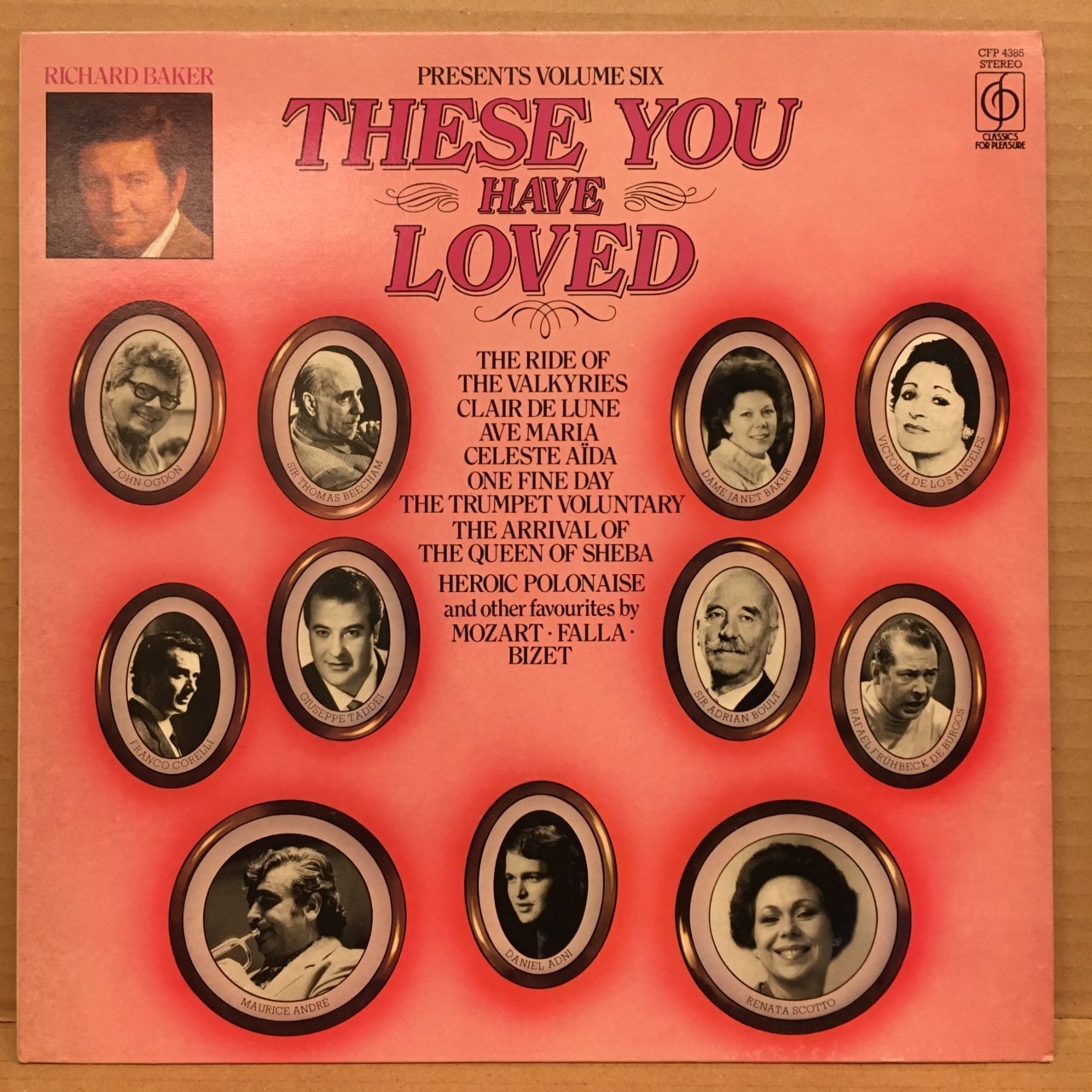 THESE YOU HAVE LOVED VOL. SIX, POLONAISE, ARRIVAL OF THE QUEEN OF SHEBA, CLAIR DE LUNE FISHERS.. 2.EL PLAK
