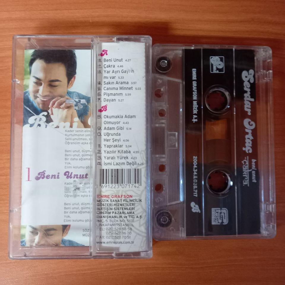 SERDAR ORTAÇ - ÇAKRA / BENİ UNUT (2004) - KASET 2.EL