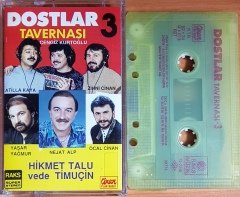 DOSTLAR TAVERNASI 3 / ATİLLA KAYA, CENGİZ KURTOĞLU, ZİHNİ CİNAN, YŞAR YAĞMUR, NEJAT ALP, ÖCAL CİNAN (1992) CİNAN KASET 2.EL