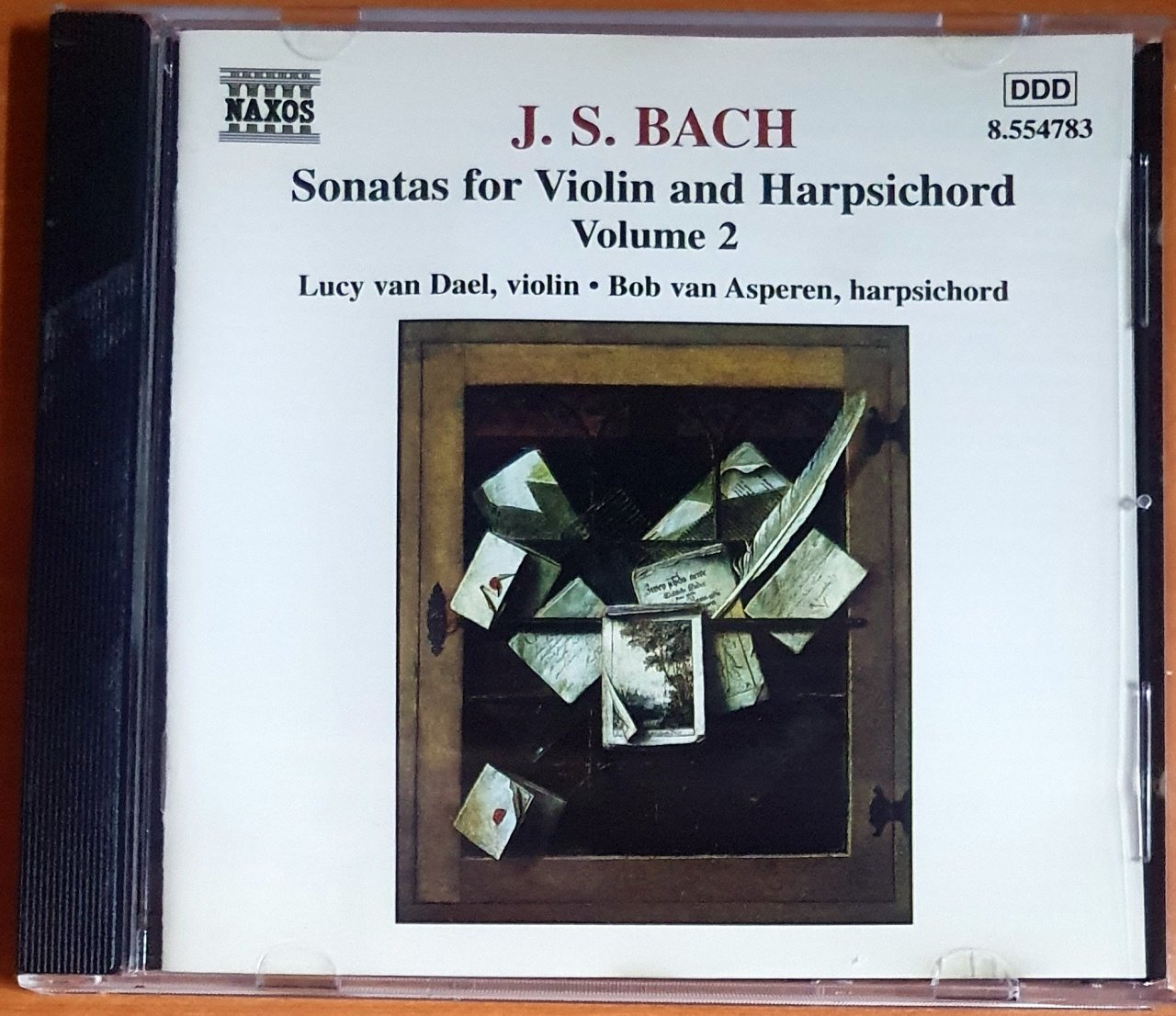 J.S. BACH - SONATAS FOR VIOLIN & HARPSICHORD VOLUME 2 (2000) - CD 2.EL
