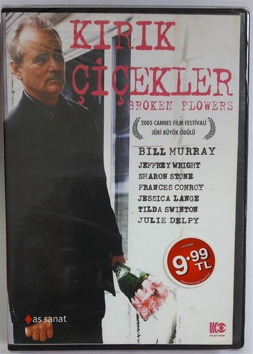 KIRIK ÇİÇEKLER - BROKEN FLOWERS - BILL MURRAY - SHARON STONE - JESSICA LANGE - JULIE DELPY - JIM JARMUSCH - DVD SIFIR