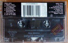 DURAN DURAN - THANK YOU / MADE IN HOLLAND / VIRGIN KASET SIFIR