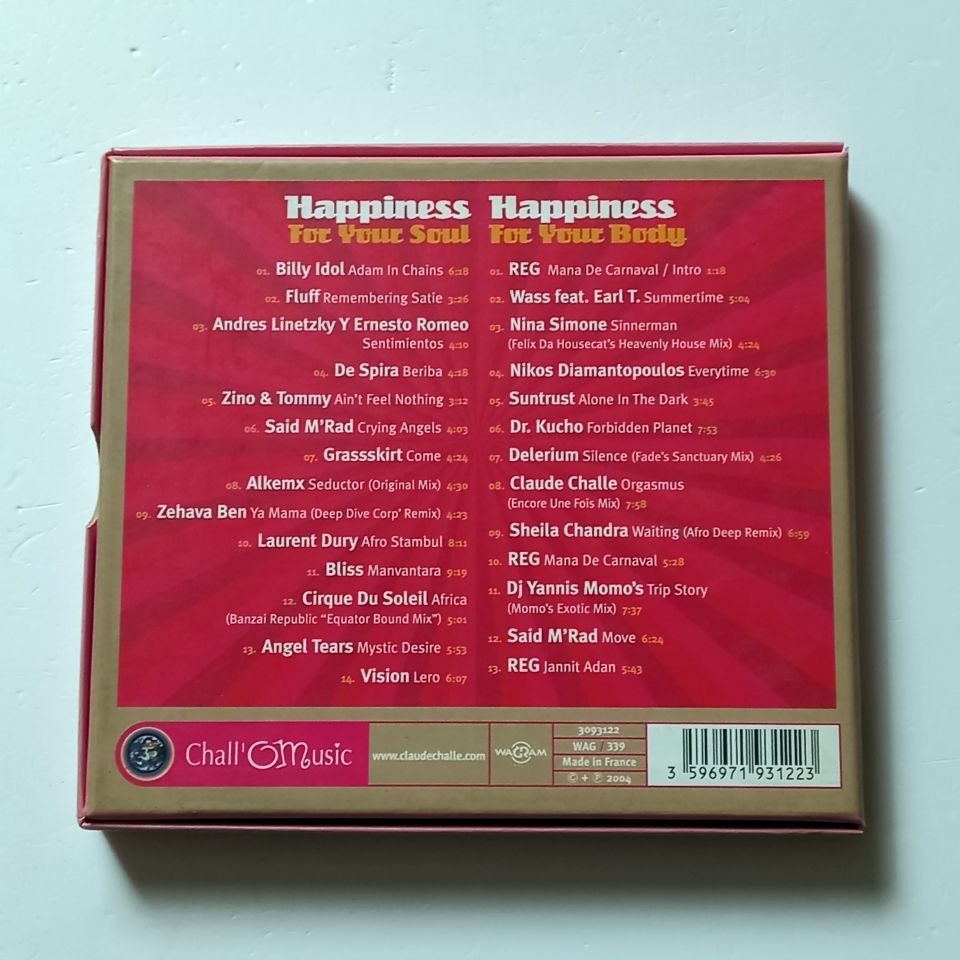 CLAUDE CHALLE & JEAN-MARC – HAPPINESS (2004) - 2CD COMPILATION 2.EL