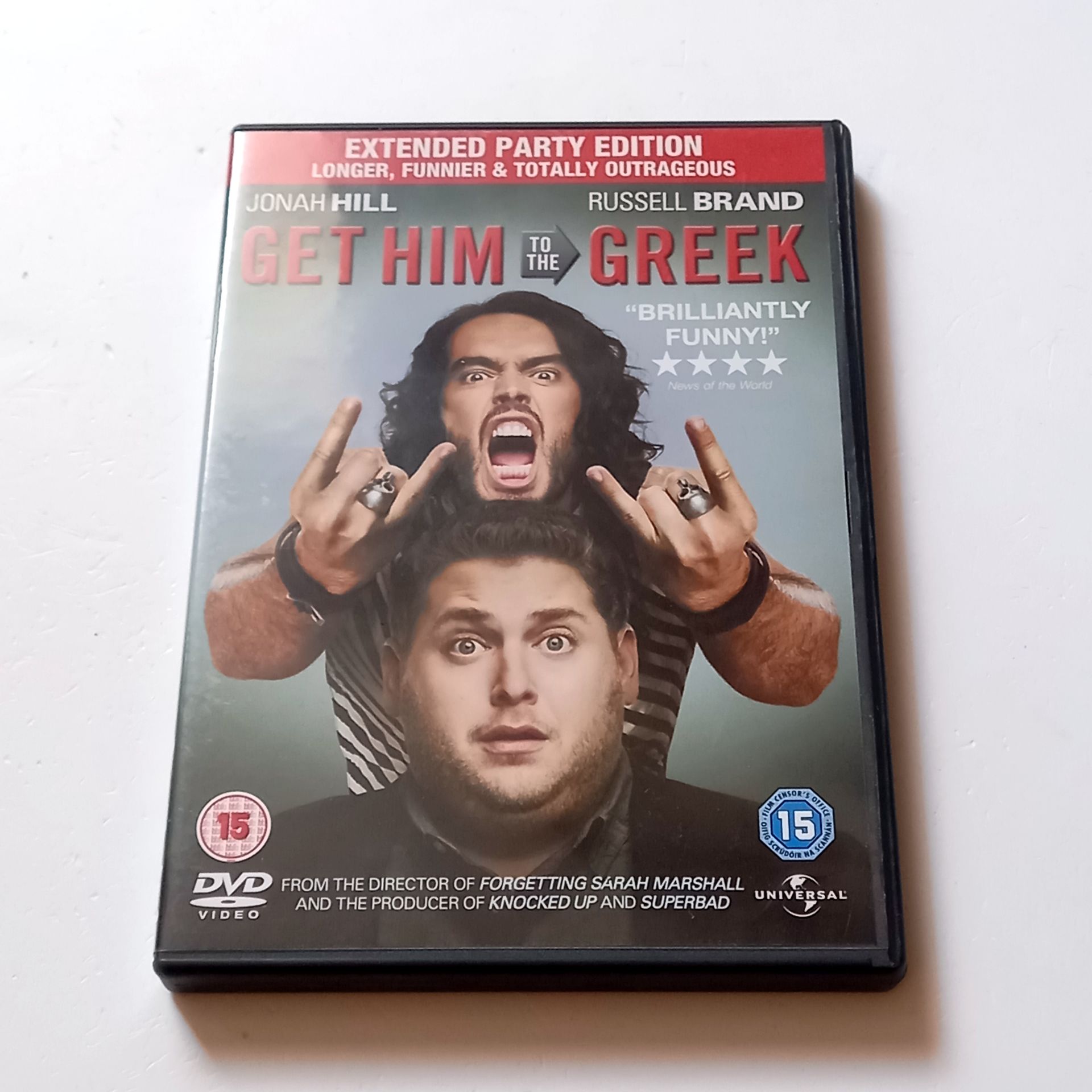 GET HIM TO THE GREEK - 2-DISC EXTENDED PARTY EDITION - JONAH HILL, RUSSELL BRAND - YÖN.: NICHOLAS STOLLER - 2DVD 2.BÖLGE TÜRKÇE ALTYAZI YOKTUR 2.EL