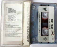 CULT - SONIC TEMPLE (1989) TOPKAPI CASSETTE MADE IN TURKEY ''USED''