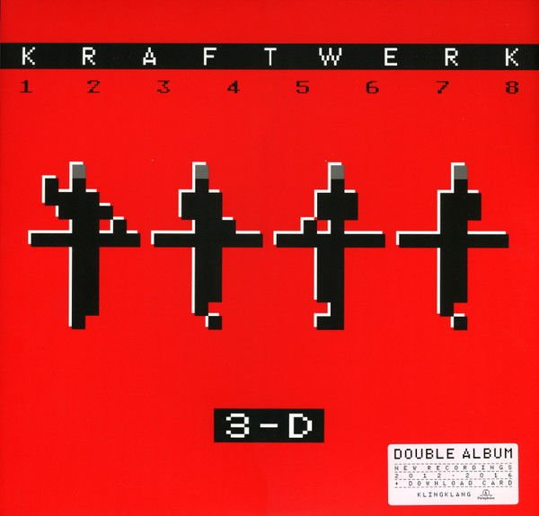 KRAFTWERK – 3-D [1 2 3 4 5 6 7 8] (2017) 2xLP NEW RECORDING SIFIR PLAK