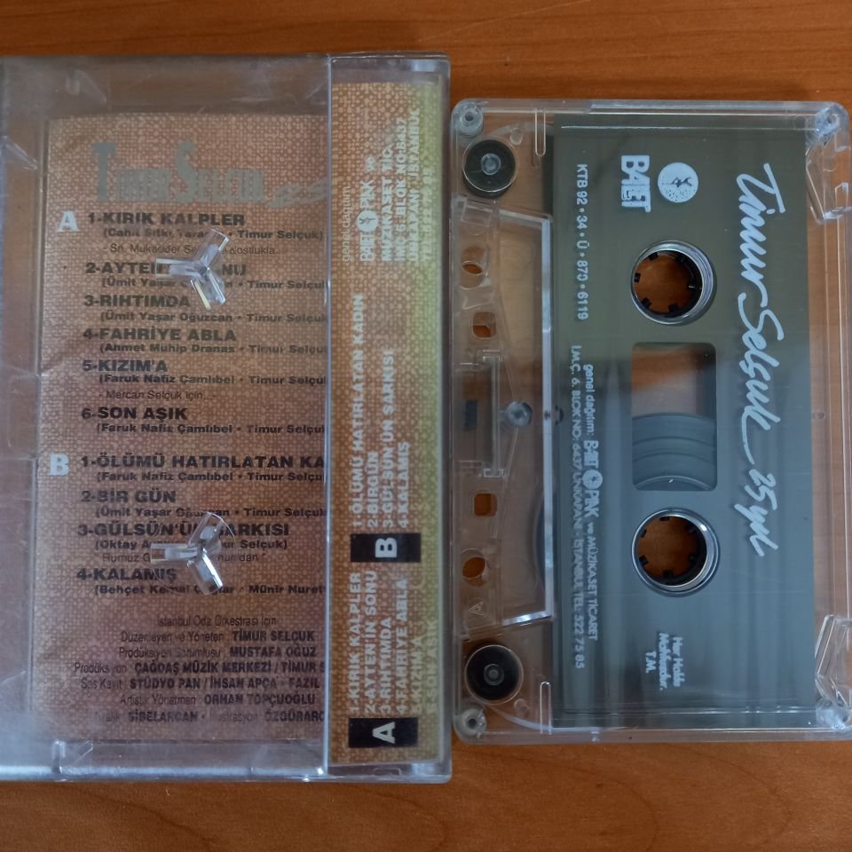 TİMUR SELÇUK - 25 YIL (1992) - KASET 2. EL