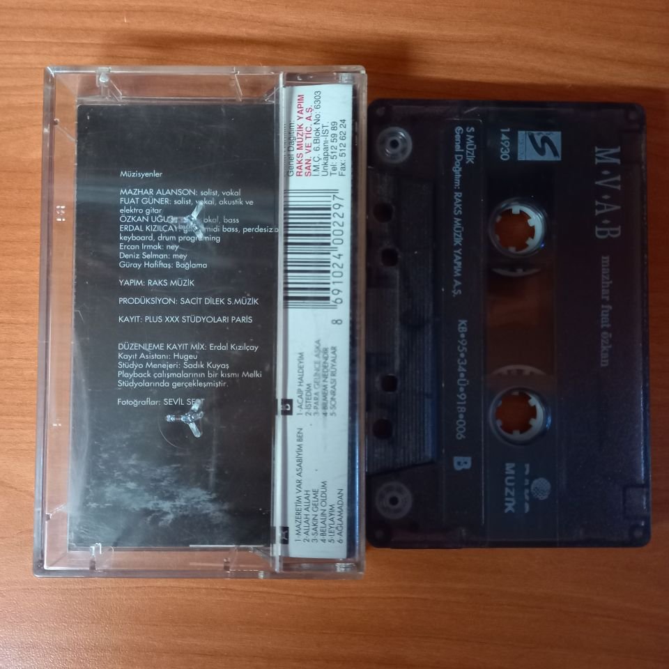 MAZHAR FUAT ÖZKAN - M.V.A.B. (1995) - KASET 2.EL