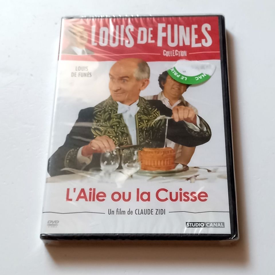 L'AILE OU LA CUISSE - LOUIS DE FUNÈS, COLUCHE, ANN ZACHARIAS - YÖN.: CLAUDE ZIDI - DVD 2.BÖLGE TÜRKÇE ALTYAZI YOKTUR AMBALAJINDA SIFIR