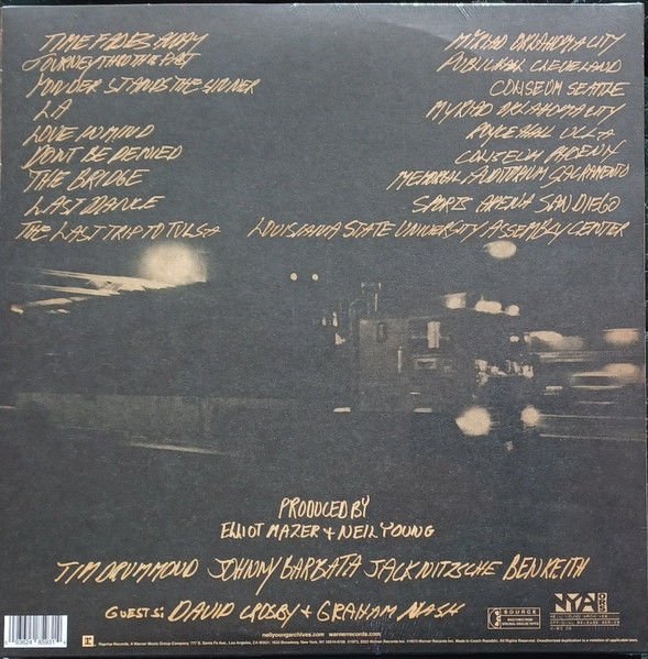 NEIL YOUNG - TIME FADES AWAY (1973) - LP 50TH ANNIVERSARY LIMITED EDITION CLEAR SIFIR PLAK