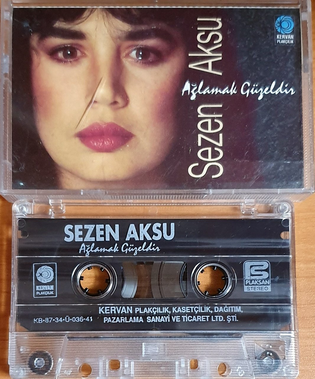 SEZEN AKSU - AĞLAMAK GÜZELDİR - KASET KERVAN 2.EL