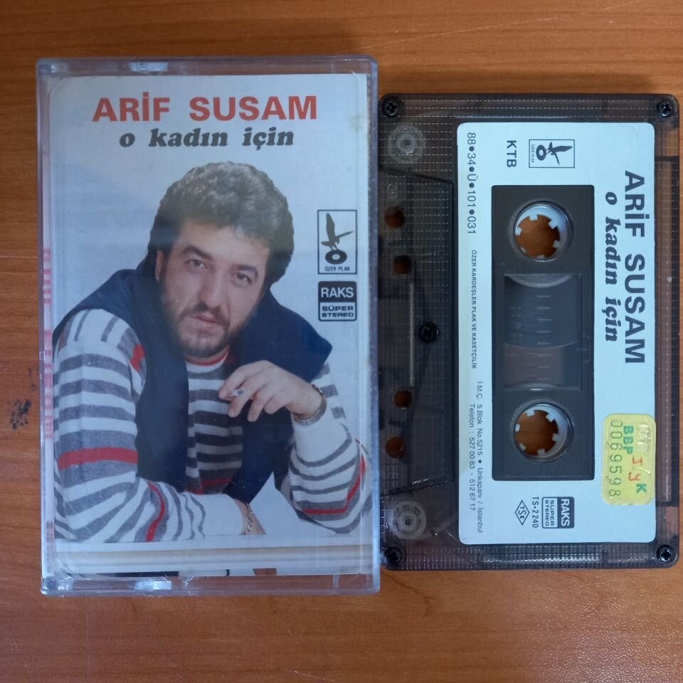 ARİF SUSAM - O KADIN İÇİN (1988) - KASET 2. EL