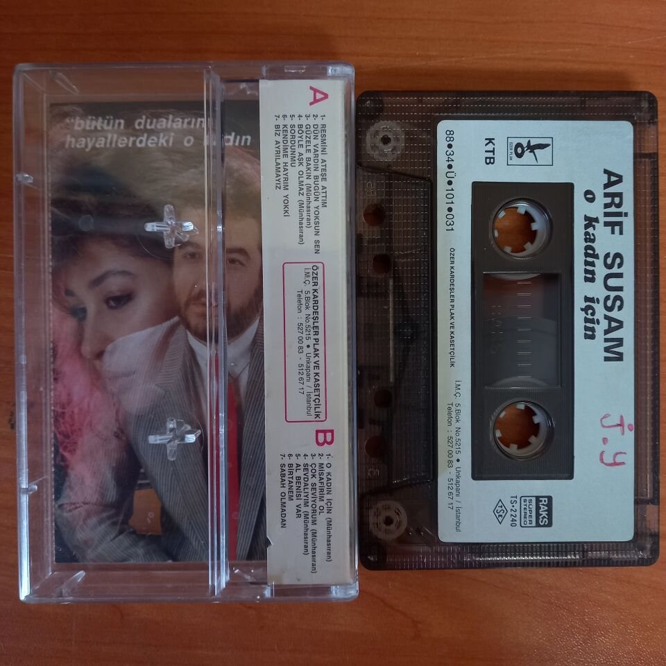 ARİF SUSAM - O KADIN İÇİN (1988) - KASET 2. EL