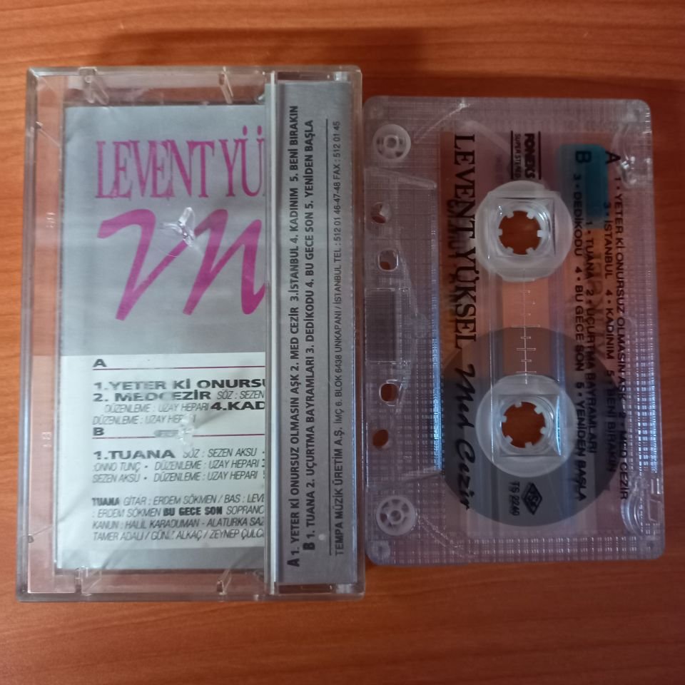 LEVENT YÜKSEL - MED-CEZİR (1992) - KASET 2.EL