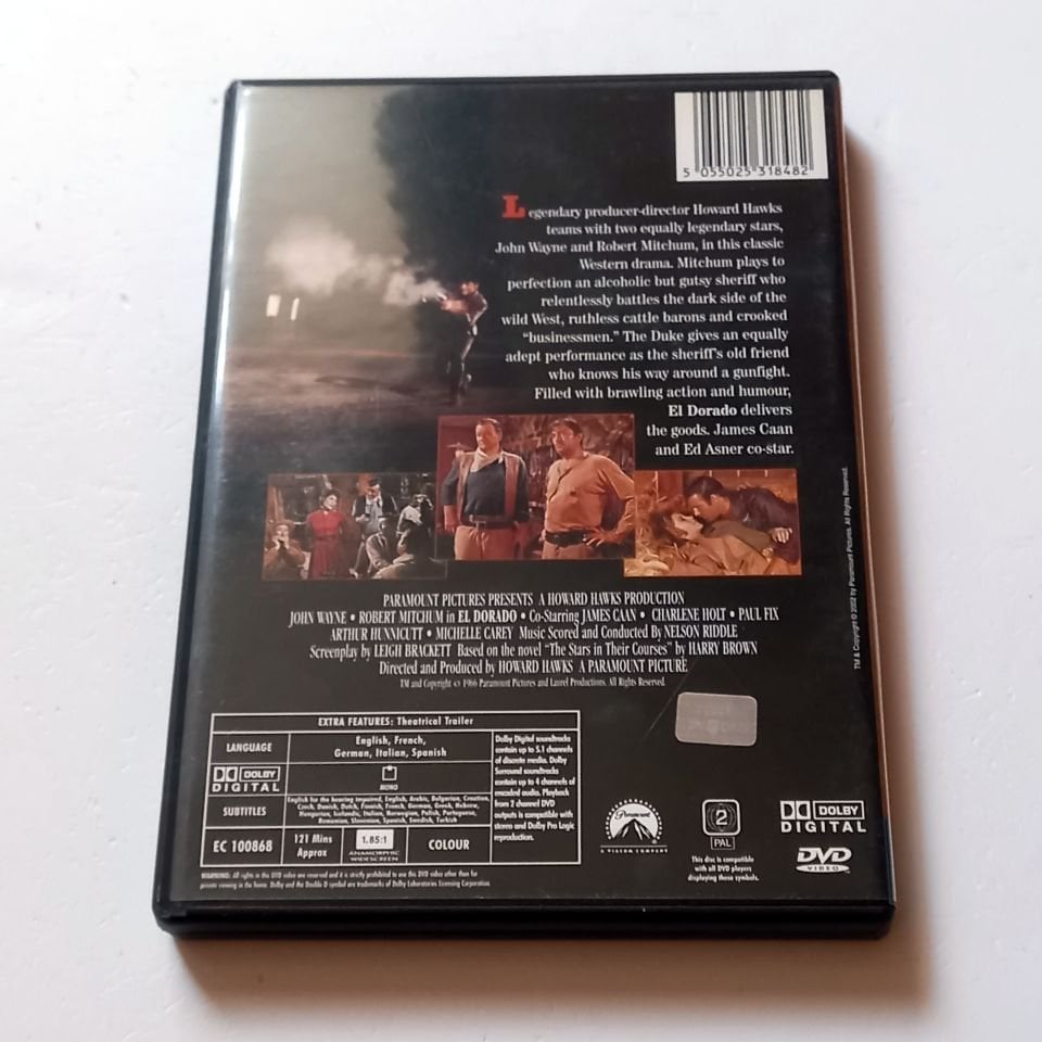 EL DORADO -JOHN WAYNE, ROBERT MITCHUM - YÖN.: HOWARD HAWKS - DVD 2.EL
