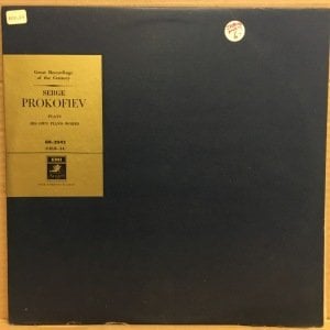 PROKOFIEV - PLAYS HIS OWN PIANO WORKS (1932/35 RECORDINGS) - LP 1966 JAPONYA BASKI 2.EL PLAK