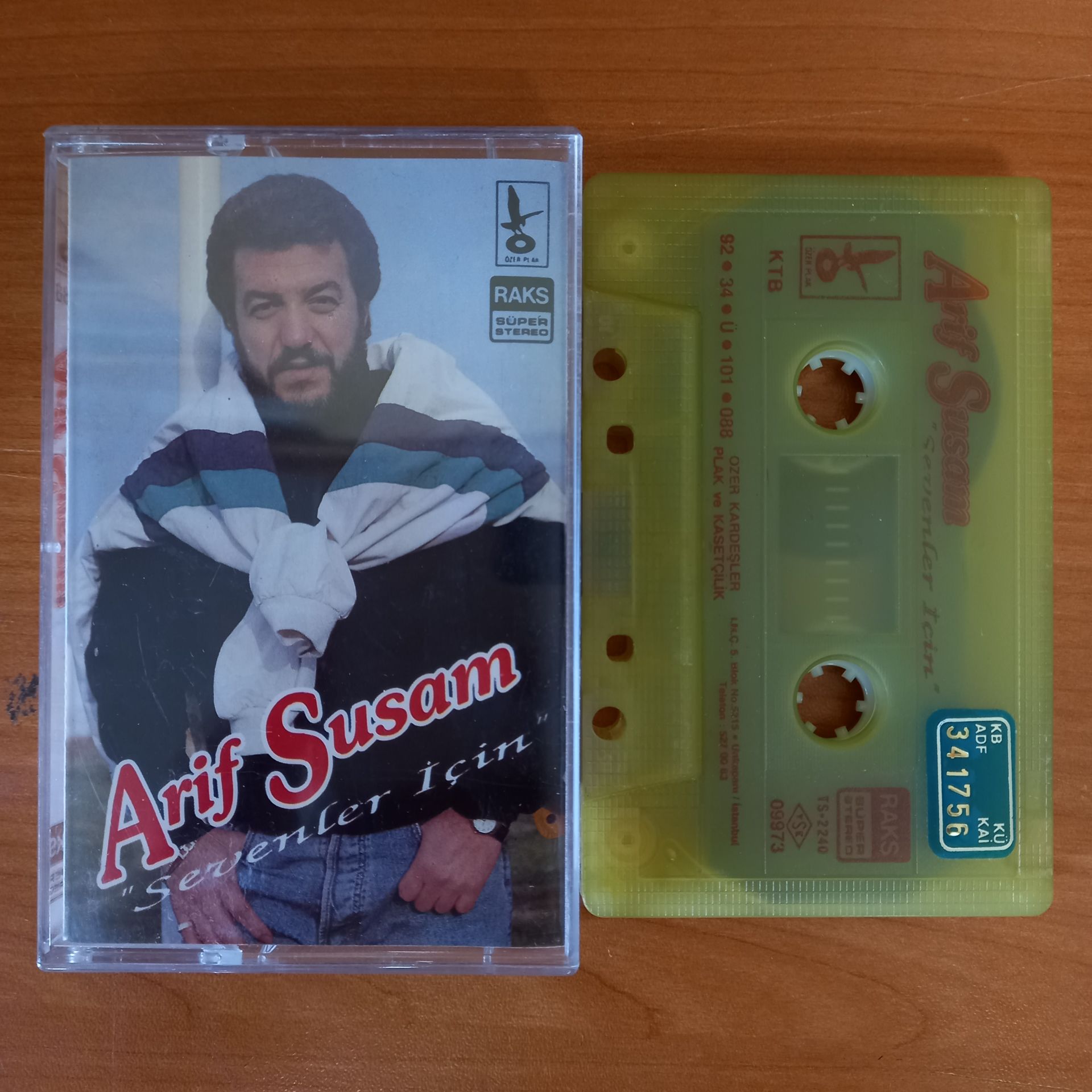 ARİF SUSAM - SEVENLER İÇİN (1992) - KASET 2. EL