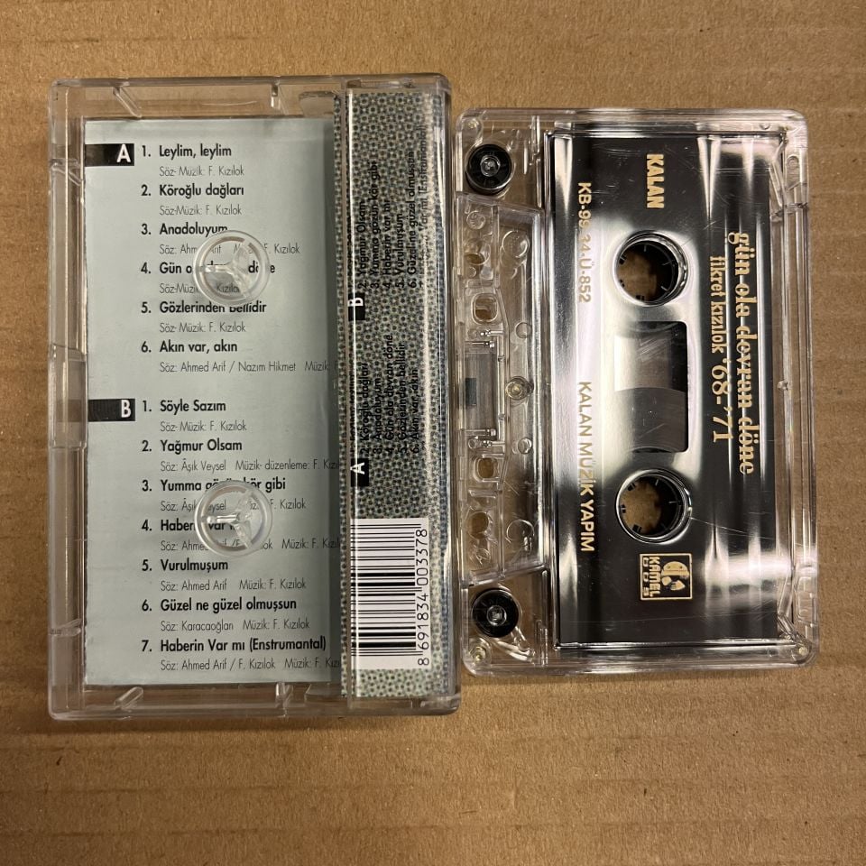 FİKRET KIZILOK - GÜN OLA DEVRAN DÖNE '68-'71 (1999) - KASET 2.EL