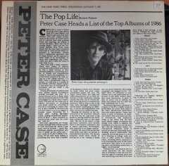 PETER CASE - TAKING IT TO THE STREETS (1987) - PLAK 2.EL