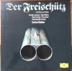 WEBER: DER FREISCHÜTZ, JANOWITZ, MATHIS, STAATSKAPELLE DRESDEN, CARLOS KLEIBER - 3PLAK 2.EL BOXSET