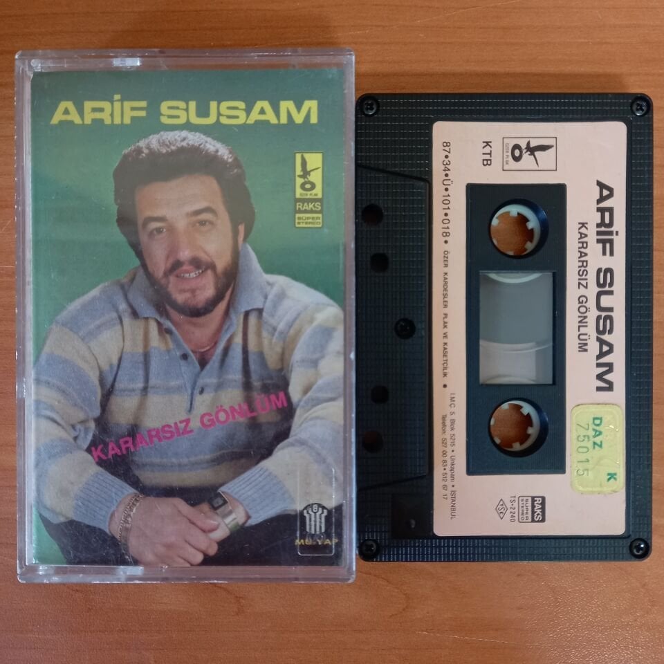 ARİF SUSAM - KARARSIZ GÖNLÜM (1987)- KASET 2. EL