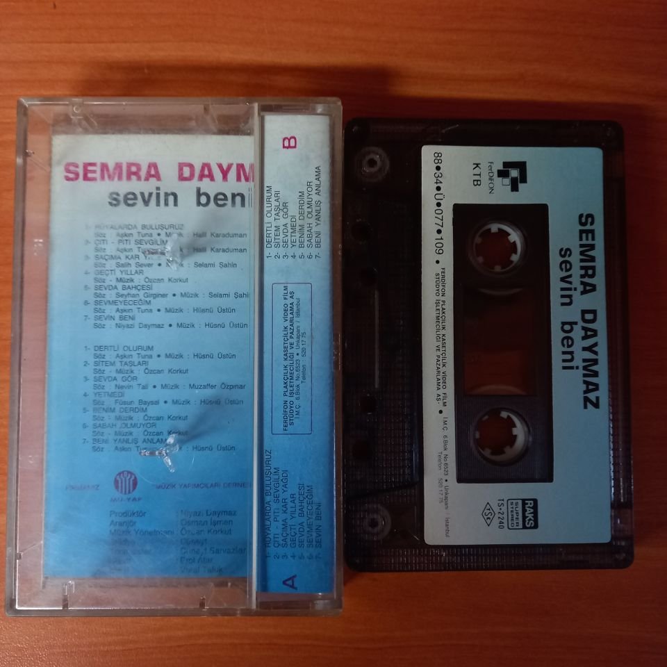 SEMRA DAYMAZ - SEVİN BENİ (1988) - KASET 2.EL