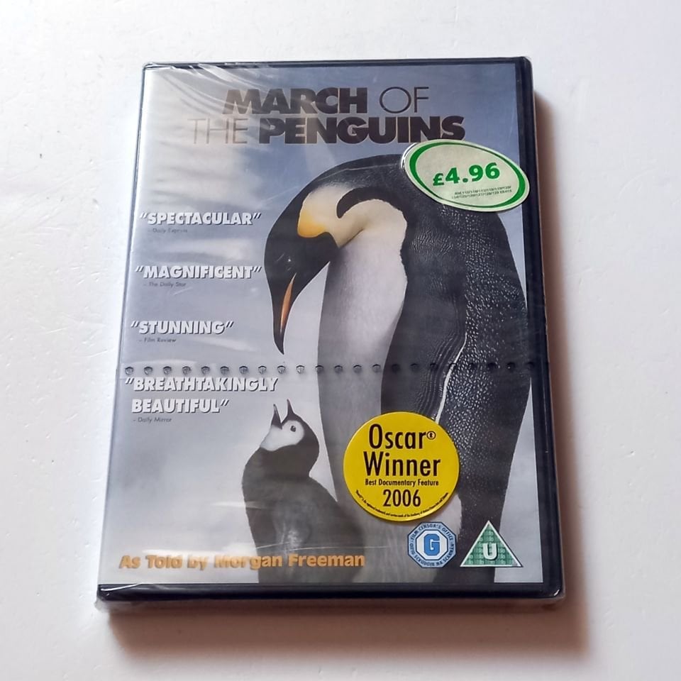 MARCH OF THE PENGUINS - SES.: MORGAN FREEMAN - DVD 2.BÖLGE TÜRKÇE ALTYAZI YOKTUR AMBALAJINDA SIFIR