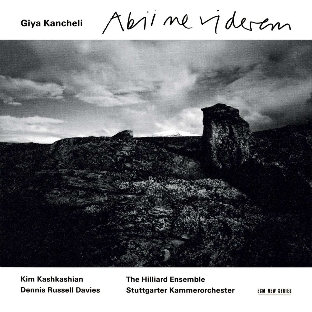 GIYA KANCHELI - ABII NE VIDEREM (1995) - CD ECM NEW SERIES SIFIR
