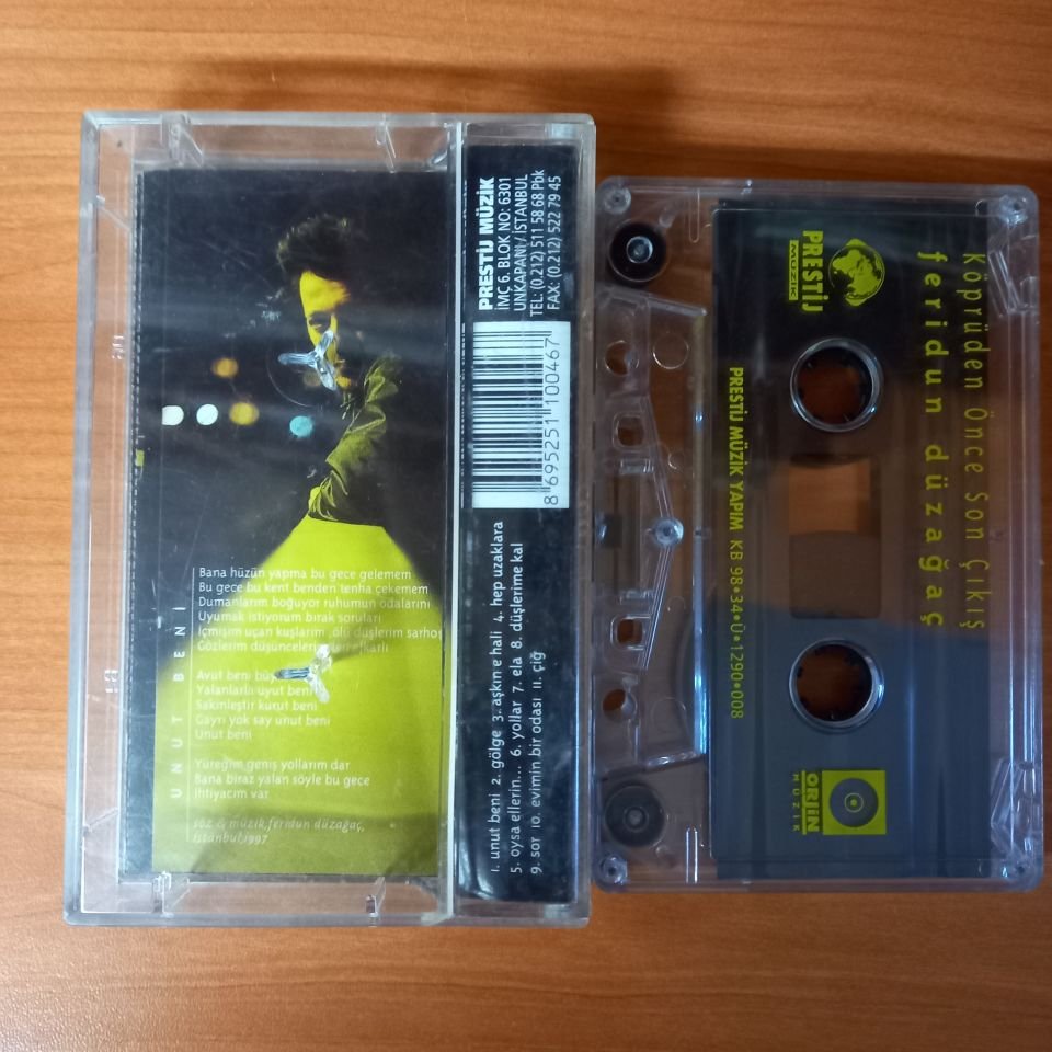 FERİDUN DÜZAĞAÇ - KÖPRÜDEN ÖNCE SON ÇIKIŞ (1998) - KASET 2.EL