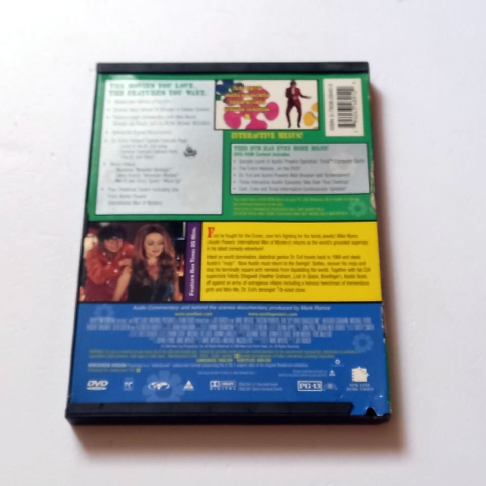 AUSTIN POWERS THE SPY WHO SHAGGED ME - MIKE MYERS, HEATHER GRAHAM - YÖN.: JAY ROACH - DVD 1.BÖLGE TÜRKÇE ALTYAZI YOKTUR 2.EL
