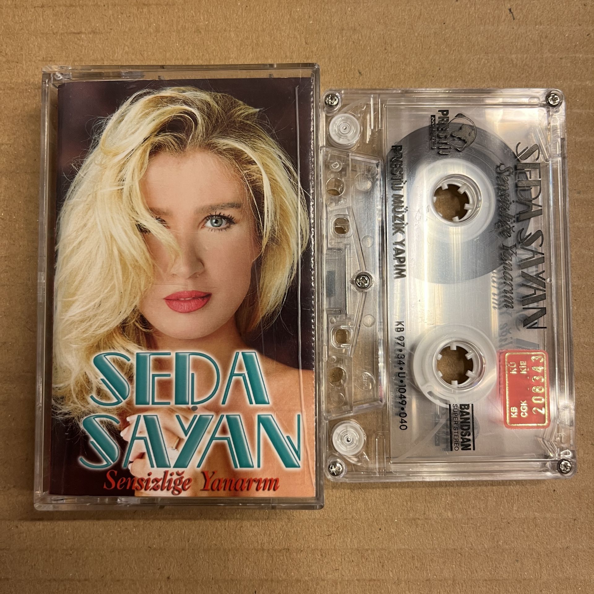 SEDA SAYAN - SENSİZLİĞE YANARIM (1997) - KASET 2.EL
