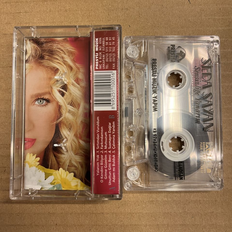 SEDA SAYAN - SENSİZLİĞE YANARIM (1997) - KASET 2.EL