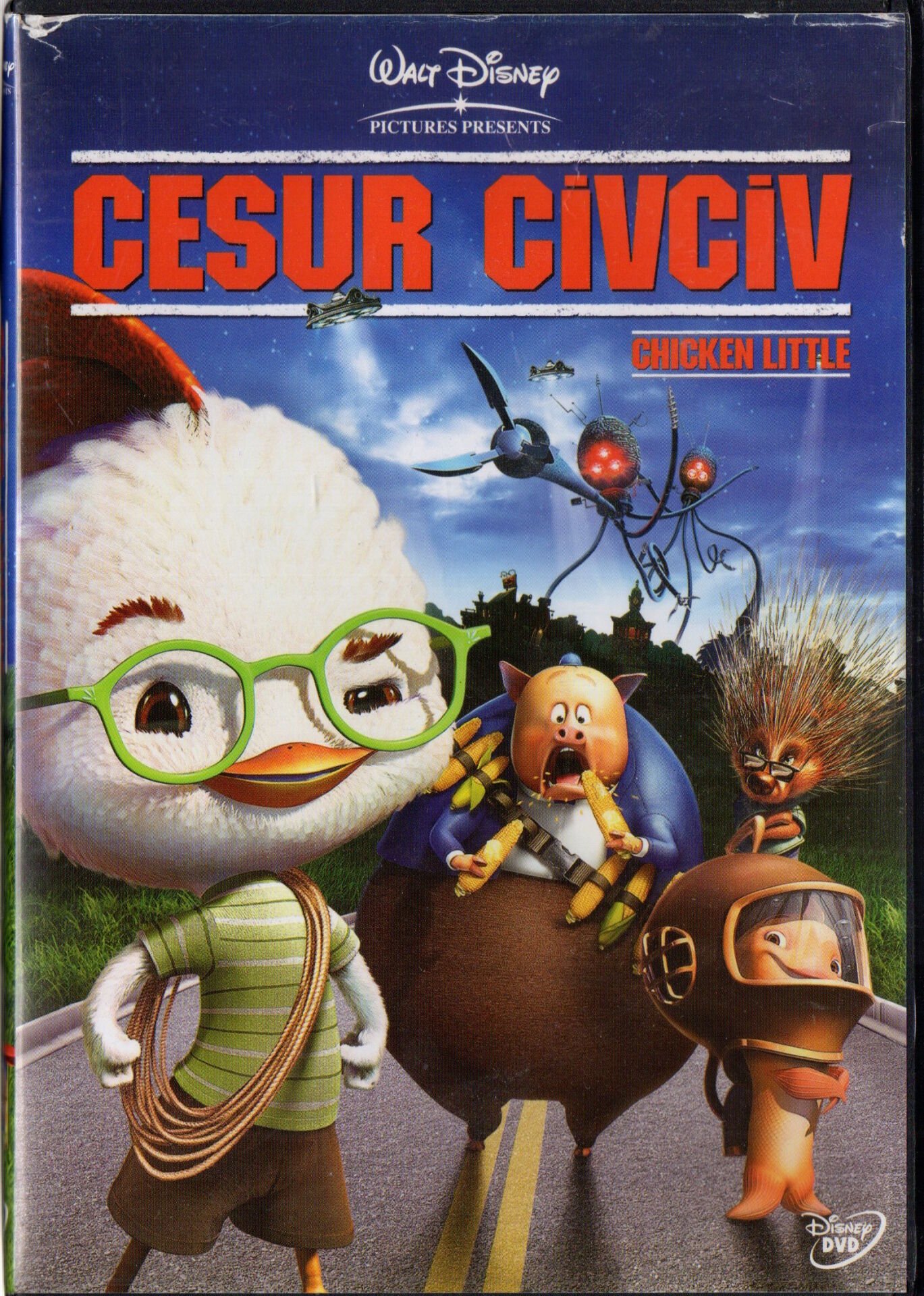 CHICKEN LITTLE - CESUR CİVCİV - DISNEY ANİMASYON - DVD 2.EL