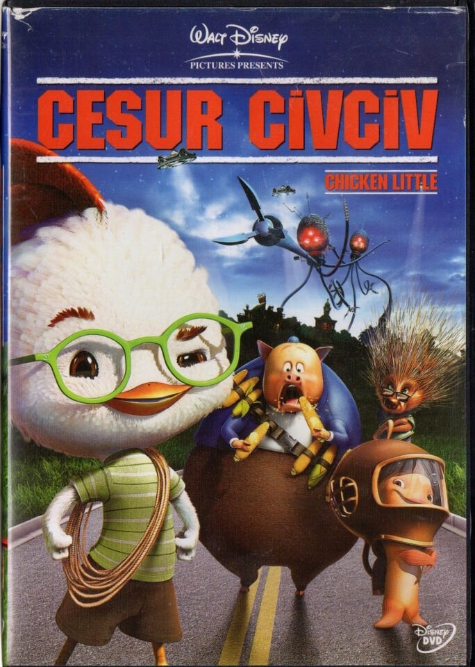 CHICKEN LITTLE - CESUR CİVCİV - DISNEY ANİMASYON - DVD 2.EL