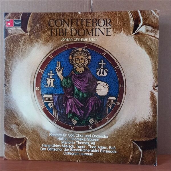 CONFITEBOR TIBI DOMINE / JOHANN CHRISTIAN BACH, HALINA LUKOMSKA, MARJORIE THOMAS, HANS-ULRICH MIELSCH, STIFTSCHOR DER BENEDIKTINERABTEI EINSIEDELN, COLLEGIUM AUREUM - LP 2.EL PLAK