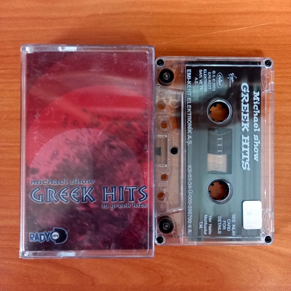 GREEK HITS / ANNA VISSI, MANDO, VASSILIS KARAS, ANGELA DIMITRIOU, HARIS ALEXIOU (2003) - KASET 2.EL
