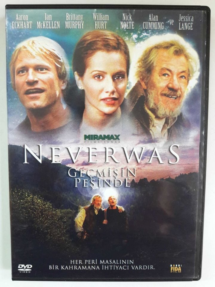 GEÇMİŞİN PEŞİNDE - NEVER WAS - AARON ECKHART - IAN McKELLEN - DVD 2.EL