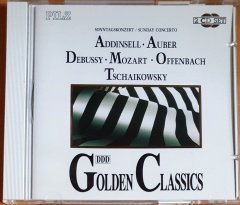 GOLDEN CLASSICS / ADDINSELL, AUBER, DEBUSSY, MOZART, OFFENBACH, TSCHAIKOWSKY (1992) - 2CD 2.EL