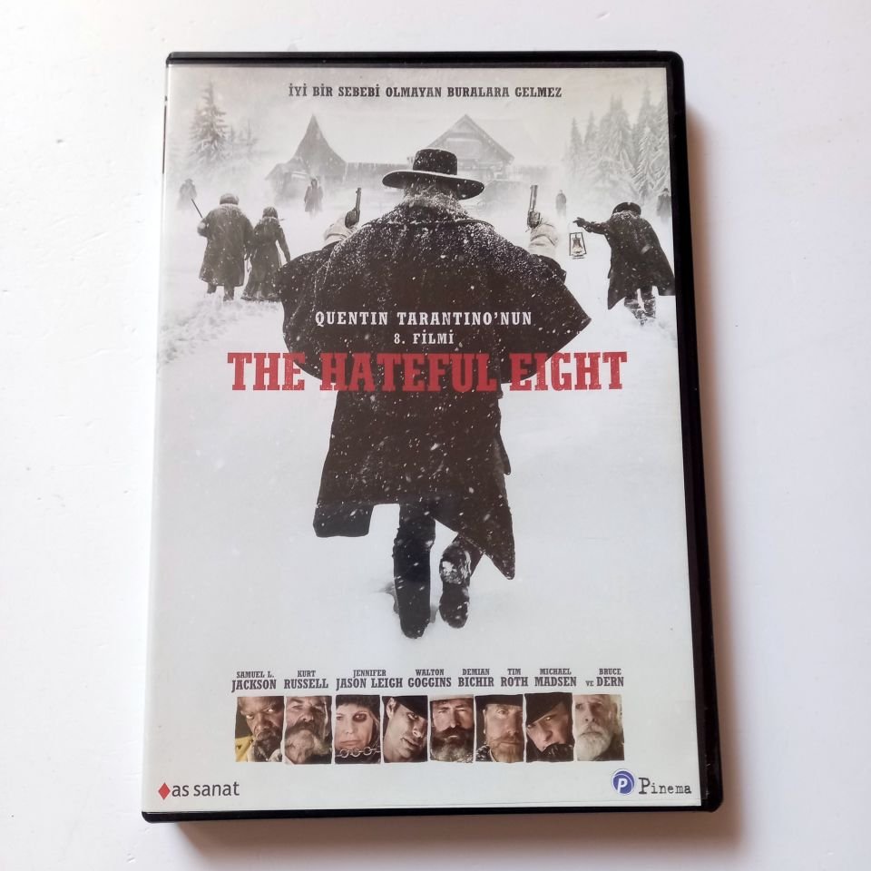 THE HATEFUL EIGHT - SAMUEL L. JACKSON, KURT RUSSELL, JENNIFER JASON LEIGH, YÖN.: QUENTIN TARANTINO - DVD 2.EL TR