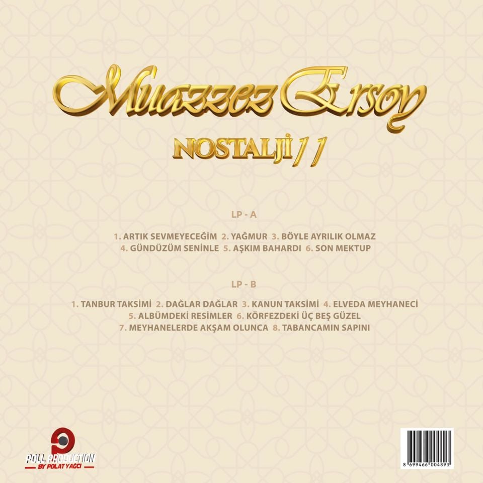 MUAZZEZ ERSOY - NOSTALJİ VOL 11 (2000) - LP 2024 BASIM SIFIR PLAK