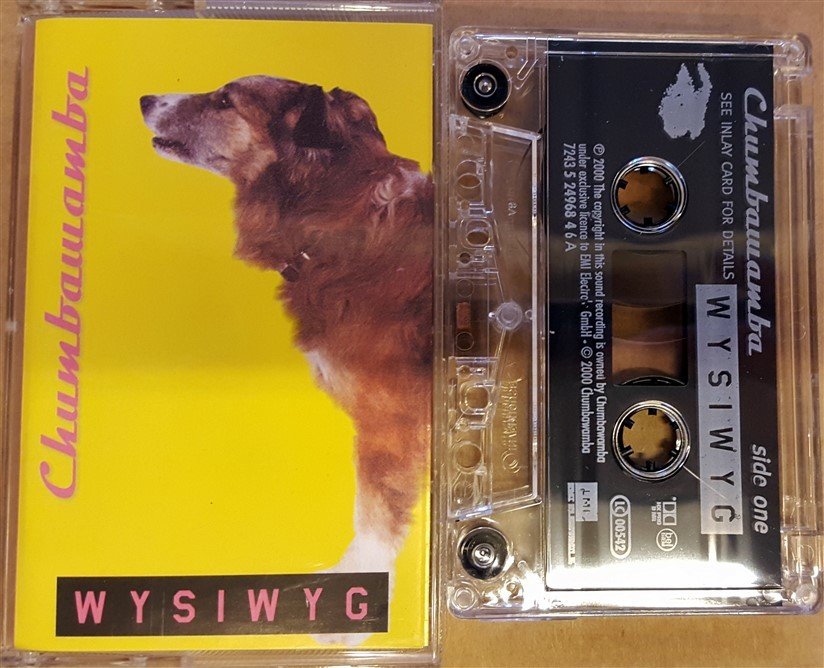 CHUMBAWAMBA - WYSIWG (2000) CASSETTE MADE IN HOLLAND ''USED''