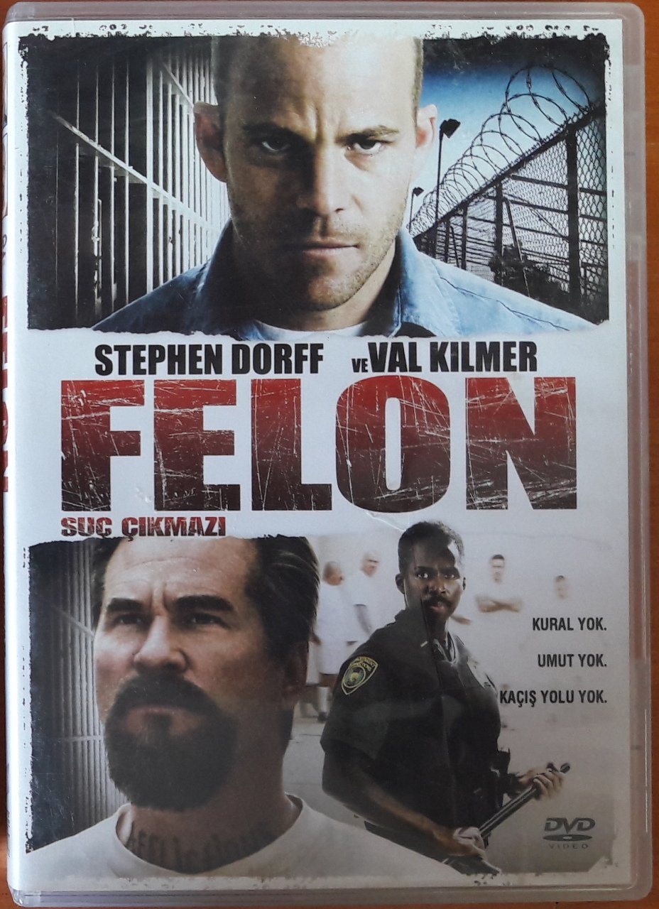 FELON - SUÇ ÇIKMAZI - STEPHEN DORFF - VAL KILMER - DVD 2.EL