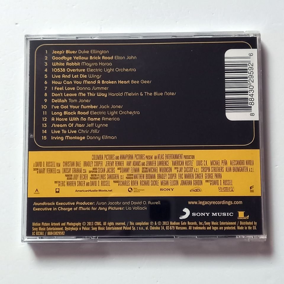 VARIOUS – AMERICAN HUSTLE (ORIGINAL MOTION PICTURE SOUNDTRACK) (2013) - CD 2.EL
