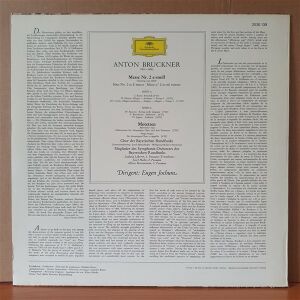 ANTON BRUCKNER / EUGEN JOCHUM / MESSE NR.2 E-MOLL IN E MINOR (1971) - LP 2.EL PLAK