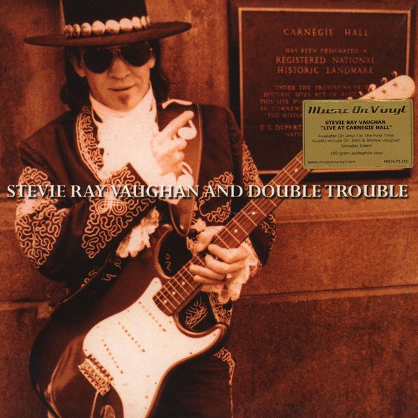 STEVIE RAY VAUGHAN AND DOUBLE TROUBLE – LIVE AT CARNEGIE HALL (1997) 2xLP SIFIR PLAK