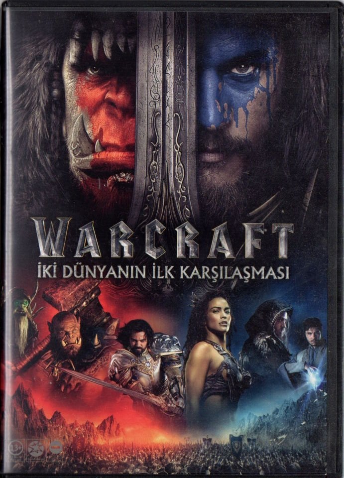 WARCRAFT - İKİ DÜNYANIN İLK KARŞILAŞMASI - DUNCAN JONES - DVD 2.EL